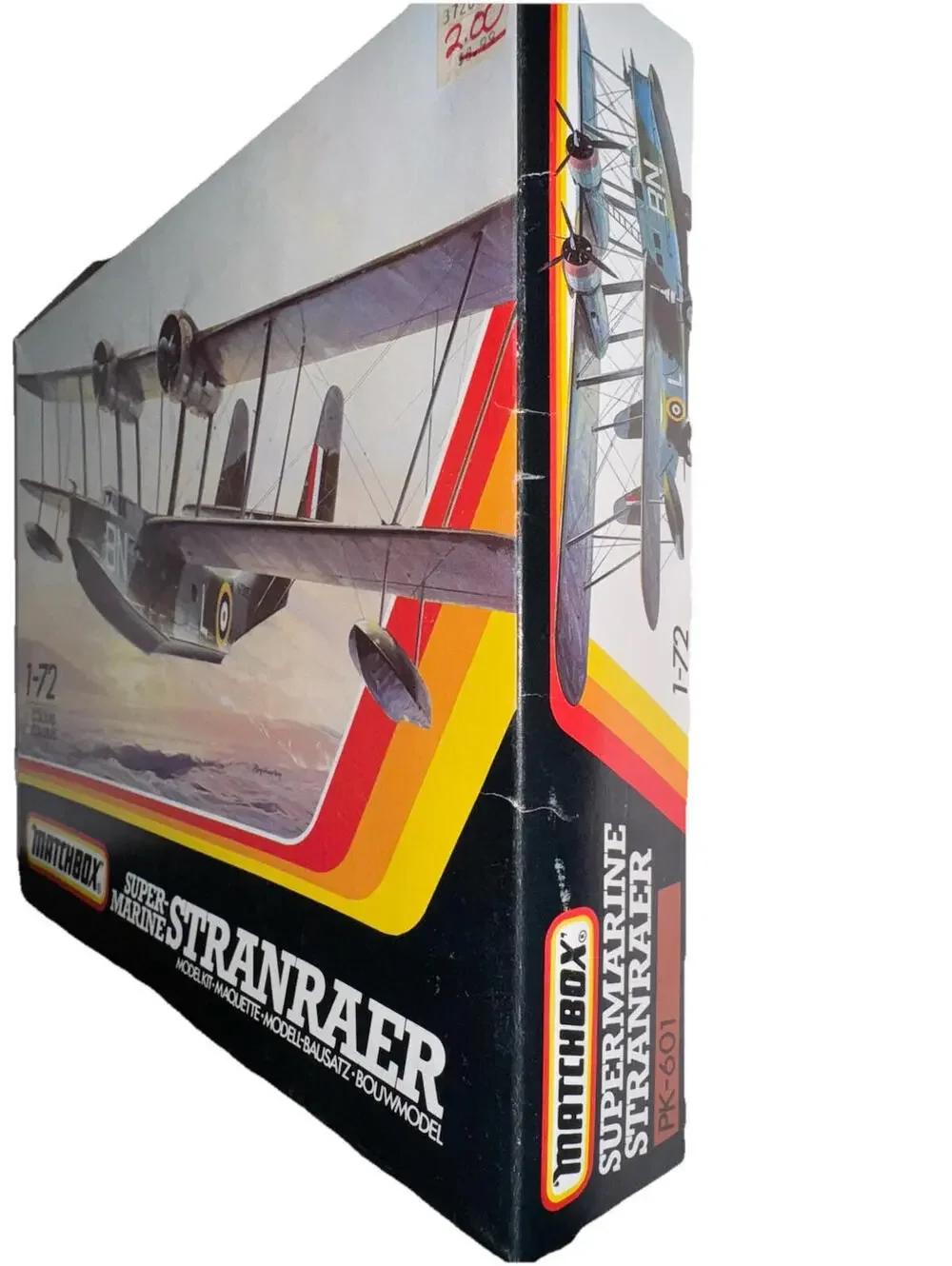 Matchbox Super-Marine Stranraer British Biplane Seaplane - Opened Box 1/72